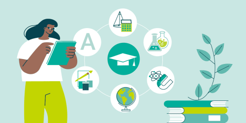 person reading a book